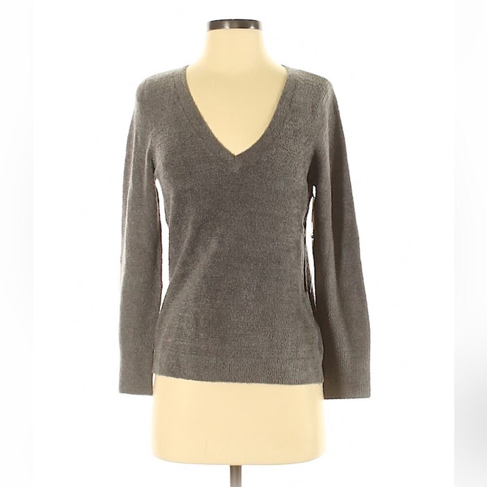 Sundays v neck Rory Sweater in charcoal, size one